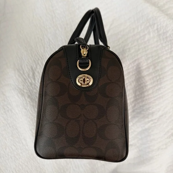 Coach Bennett Satchel Bag in Signature - Picture 13 of 16